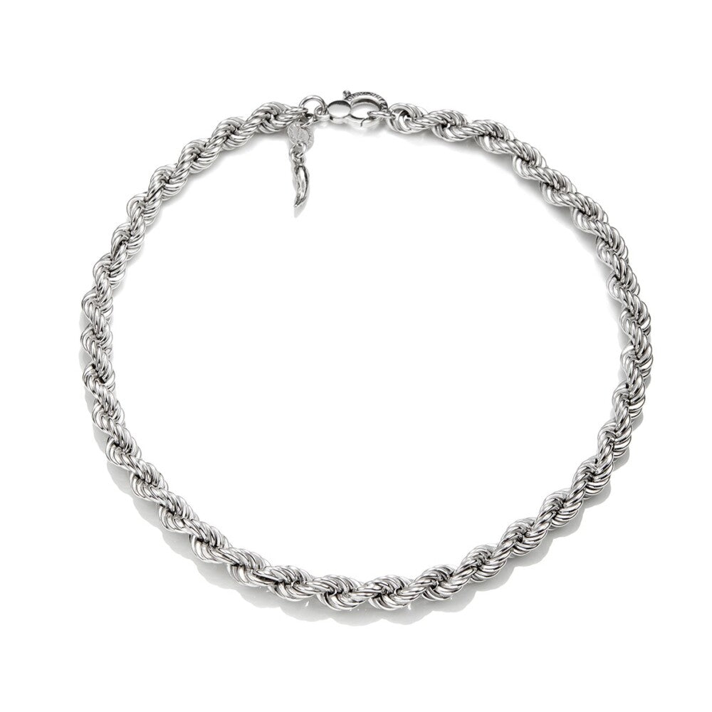 Collana Giovanni Raspini Torchon Media in Argento
