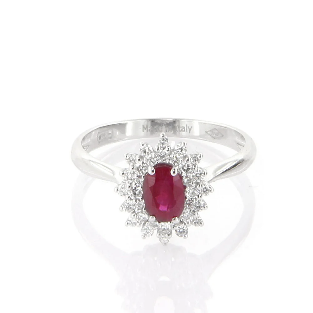 Anello DAVITE&DELUCCHI Oro, Diamanti e Rubino
