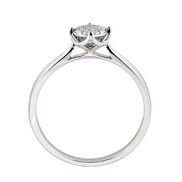 Anello GIORGIO VISCONTI Oro Bianco e Diamanti