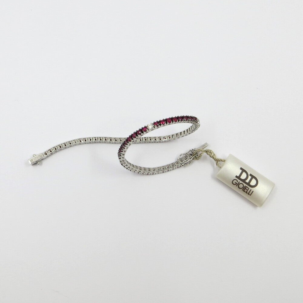 Bracciale Tennis DAVITE&DELUCCHI Oro Diamanti e Rubini