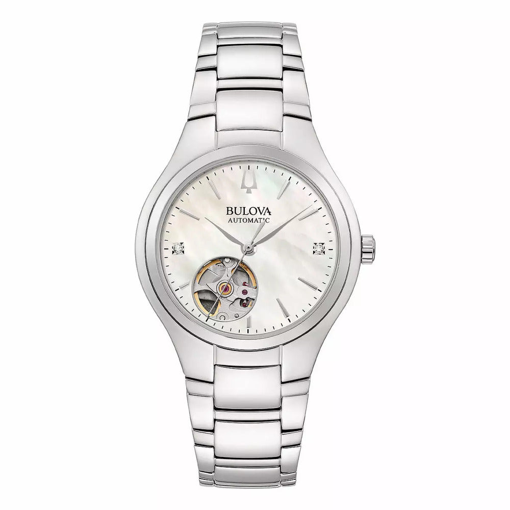 Orologio Automatico BULOVA Silver/Madreperla