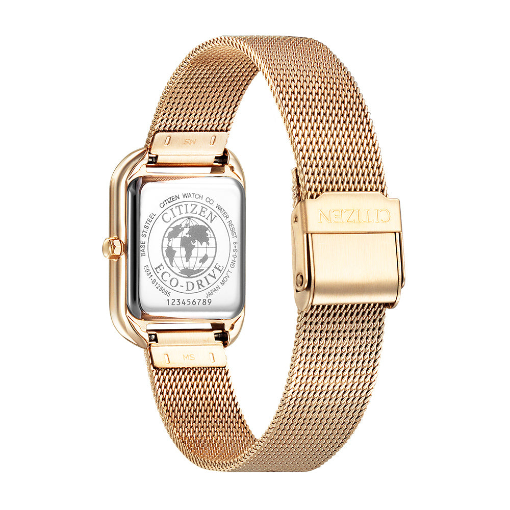 Orologio CITIZEN Lady Square Mesh