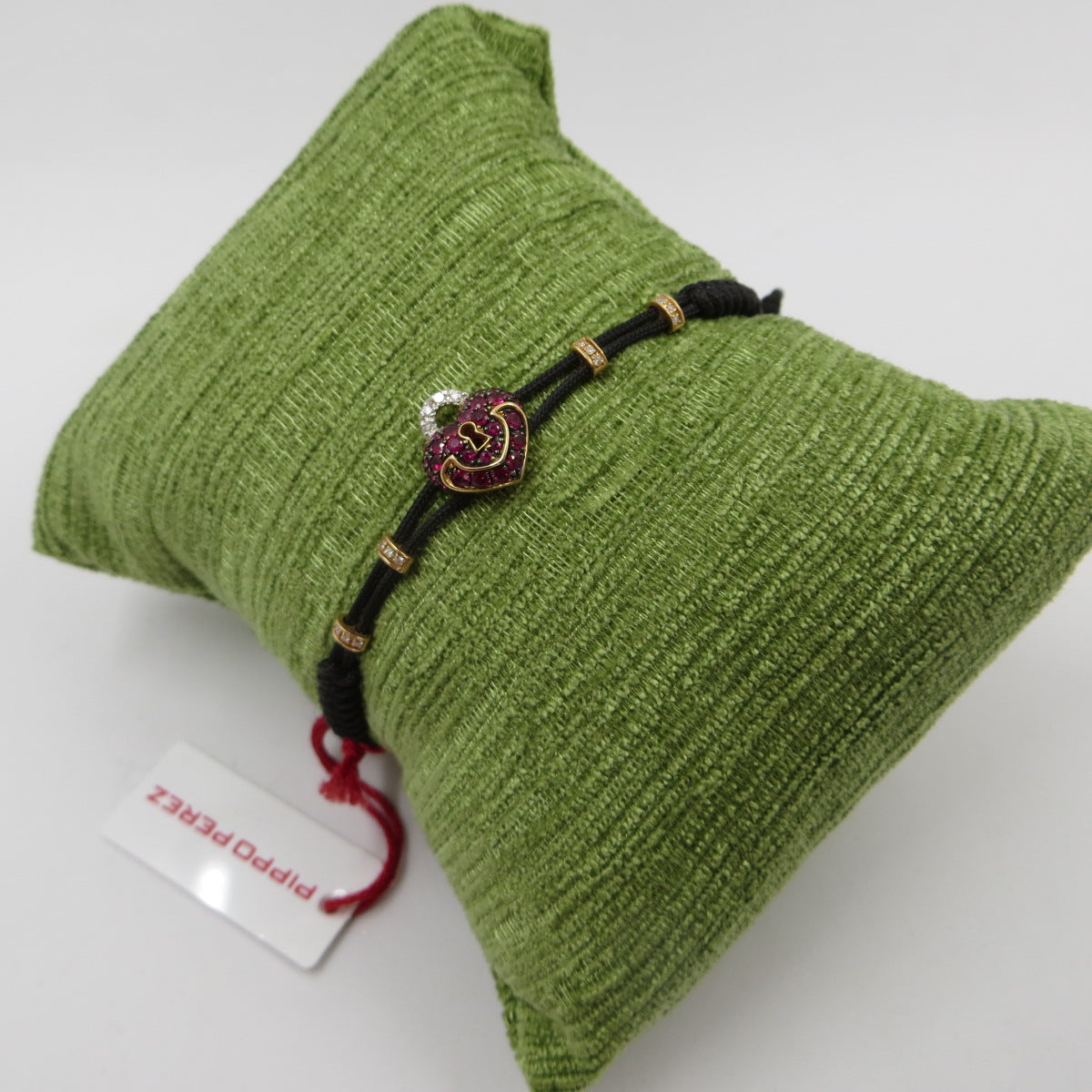 Bracciale PIPPO PEREZ Lucchetto Cuore Small