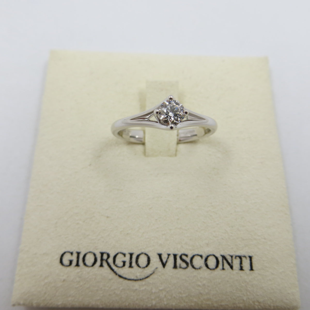 Anello Solitario GIORGIO VISCONTI Oro e Diamante