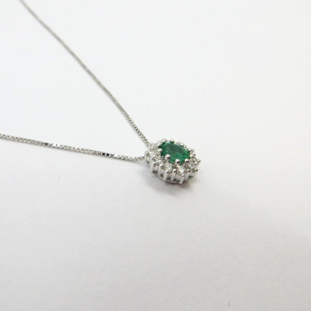 Collana con pendente DAVITE&DELUCCHI Oro, Diamanti e Smeraldo