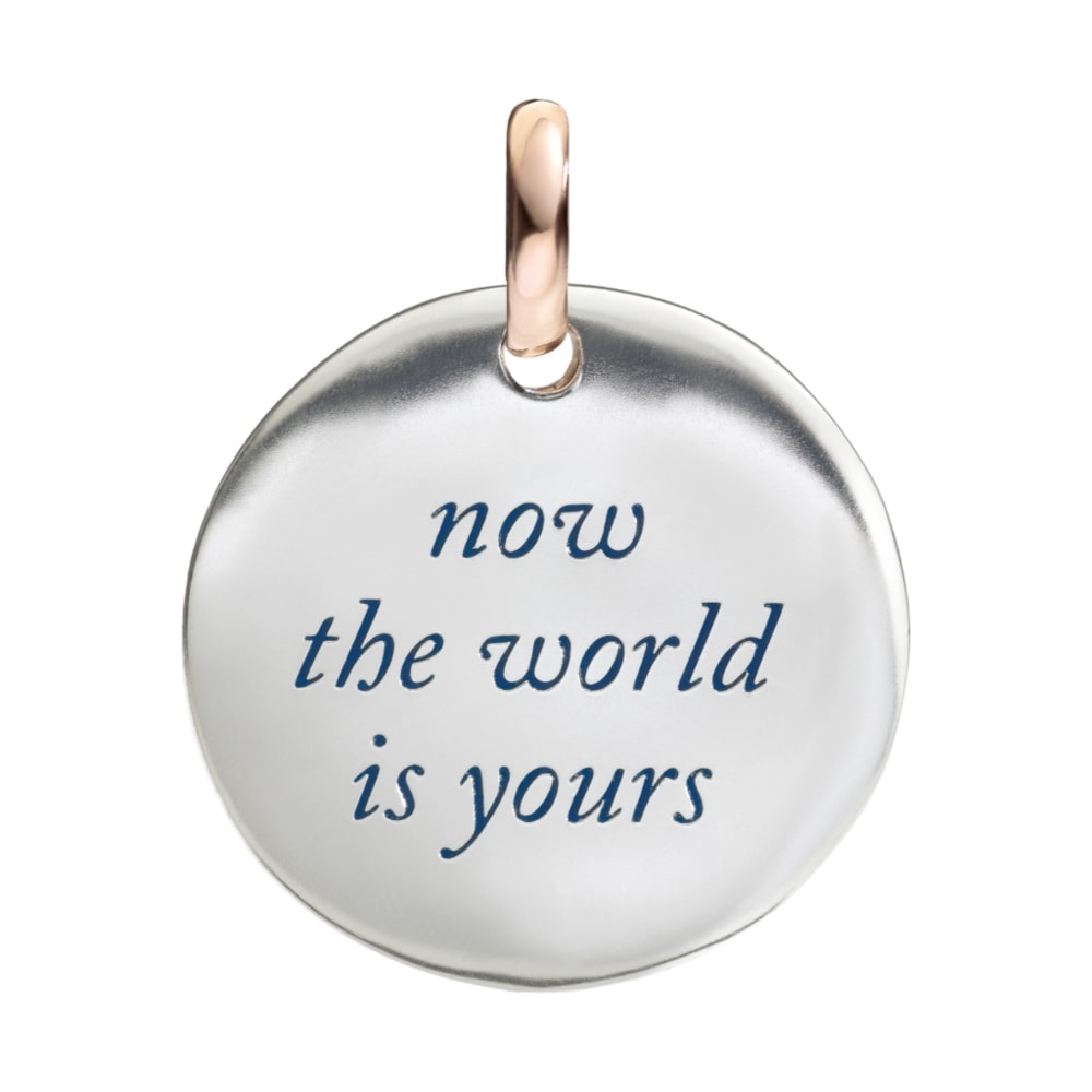 Moneta Charm QUERIOT CIVITA "Now the world is yours"