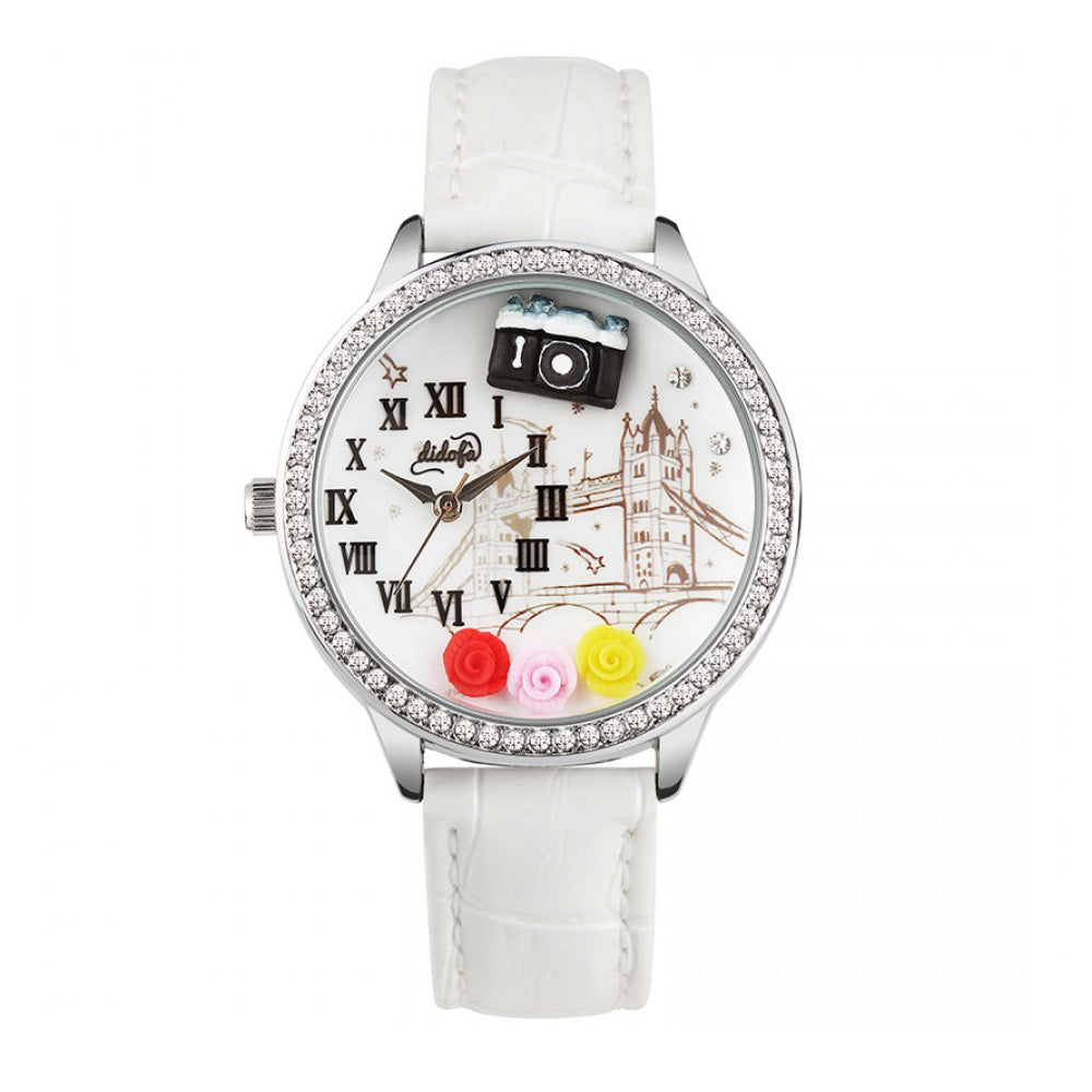 Orologio Didofà Londra Bianco