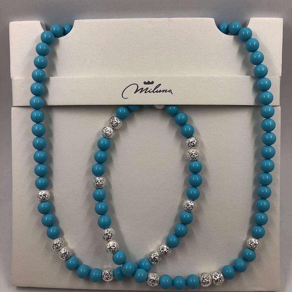Collana MILUNA Terra e Mare Turchese