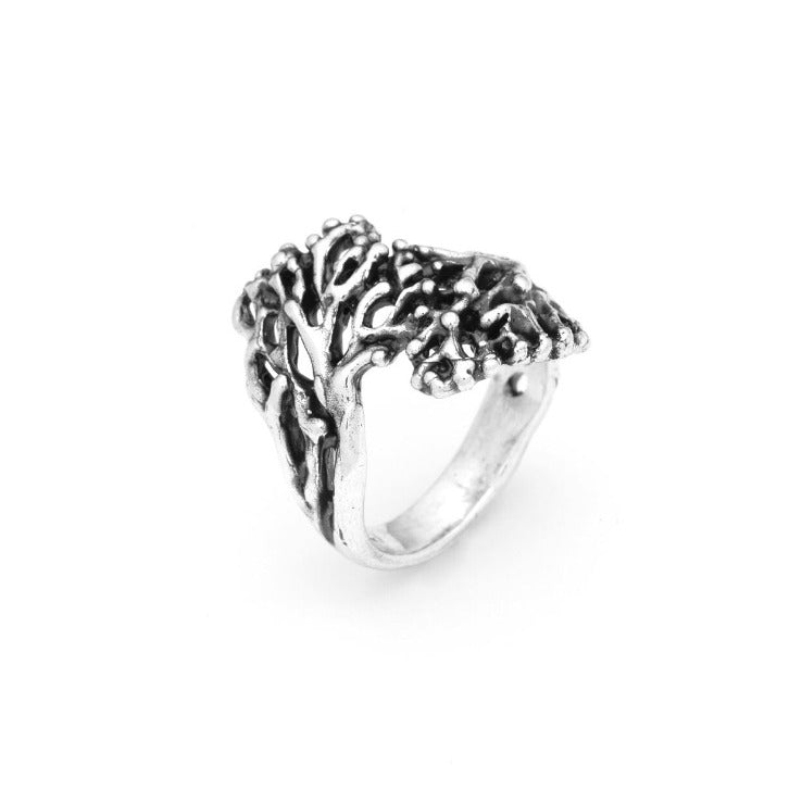 Anello Giovanni Raspini Contrarié Coral in Argento