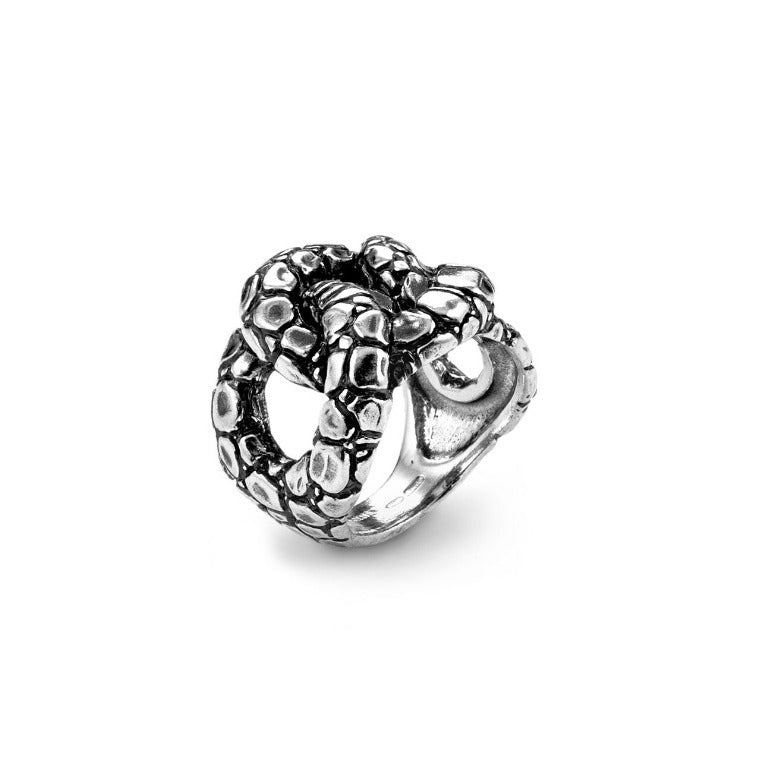 Anello Giovanni Raspini Intrecci Coccodrillo