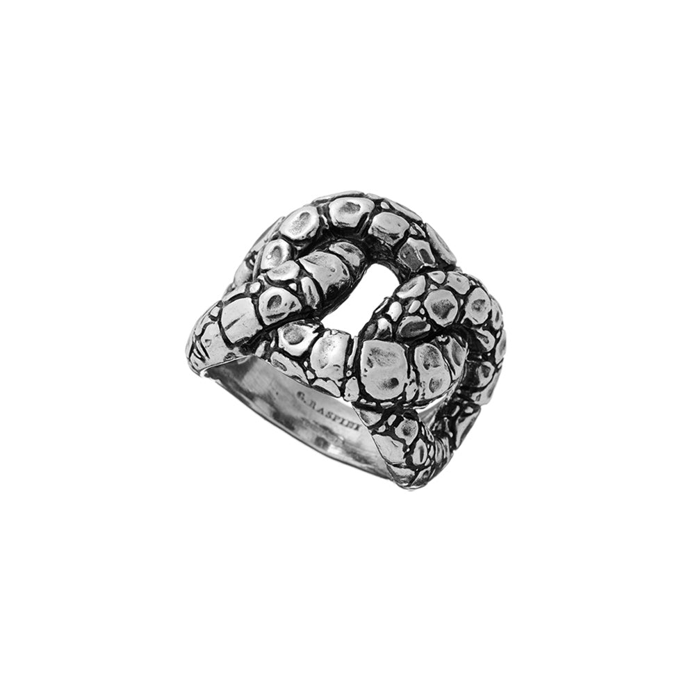 Anello Giovanni Raspini Intrecci Coccodrillo