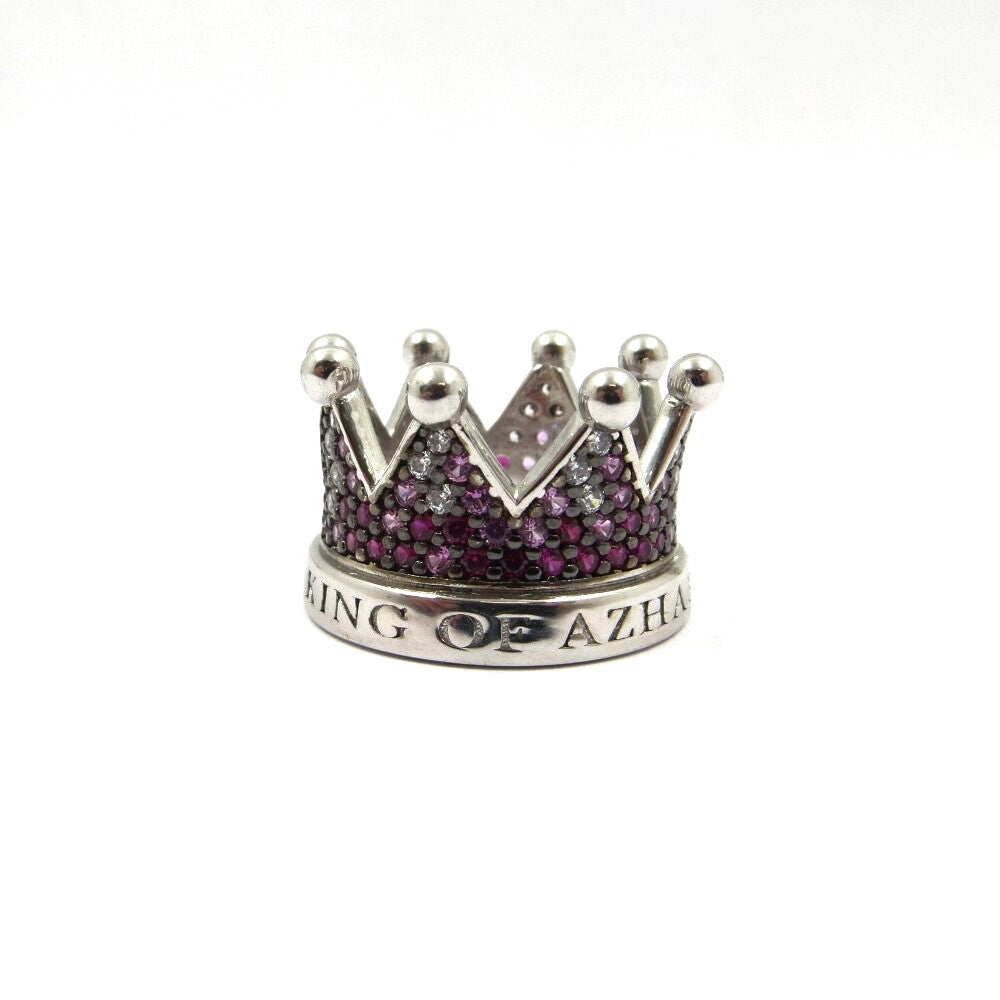 Anello AZHAR RE Silver/Rosso/Fucsia
