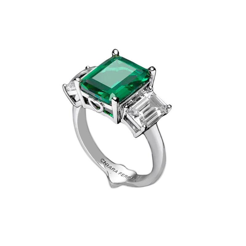 Anello Chiara Ferragni Trilogy Emerald