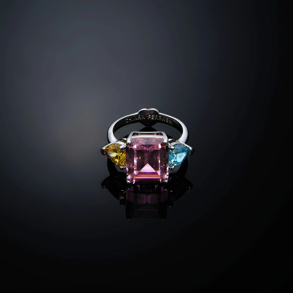 Anello CHIARA FERRAGNI Trilogy Princess Rainbow