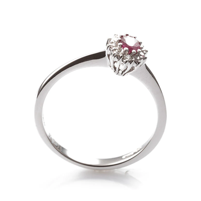 Anello DAVITE&amp;DELUCCHI Oro, Diamanti e Rubino