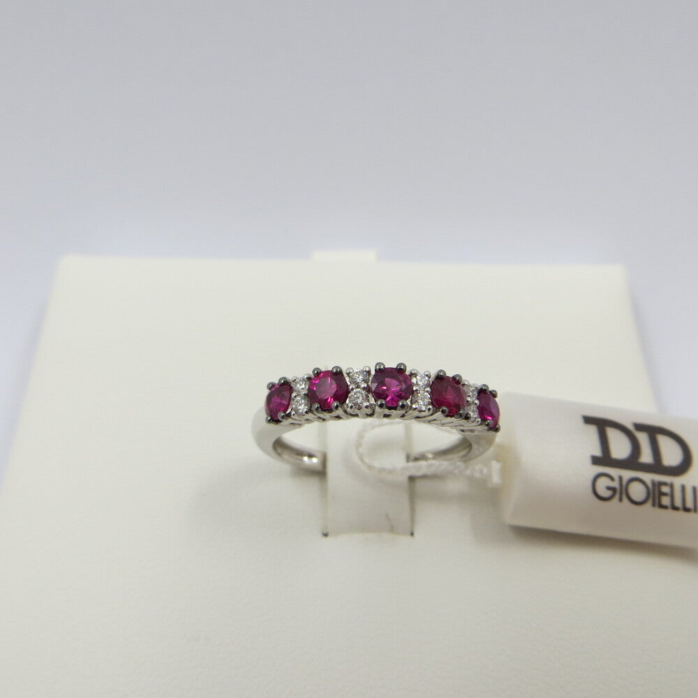 Anello DAVITE&DELUCCHI Oro, Diamanti e Rubini