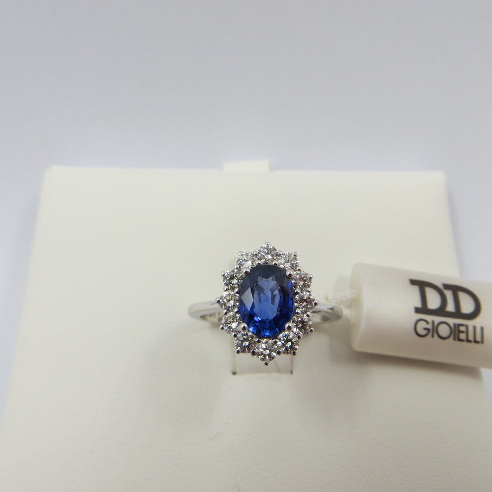 Anello DAVITE&amp;DELUCCHI Oro, Diamanti e Zaffiro