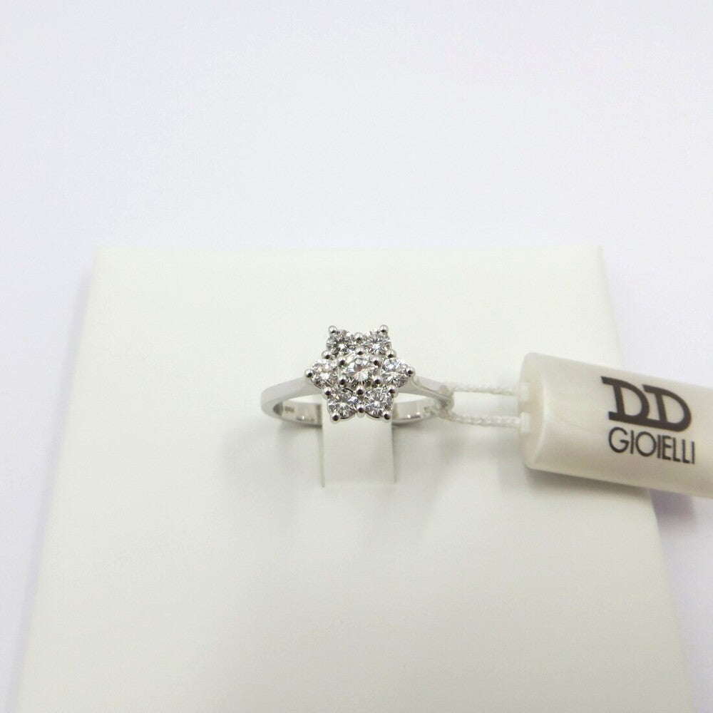 Anello Fiore DAVITE&DELUCCHI Oro e Diamanti