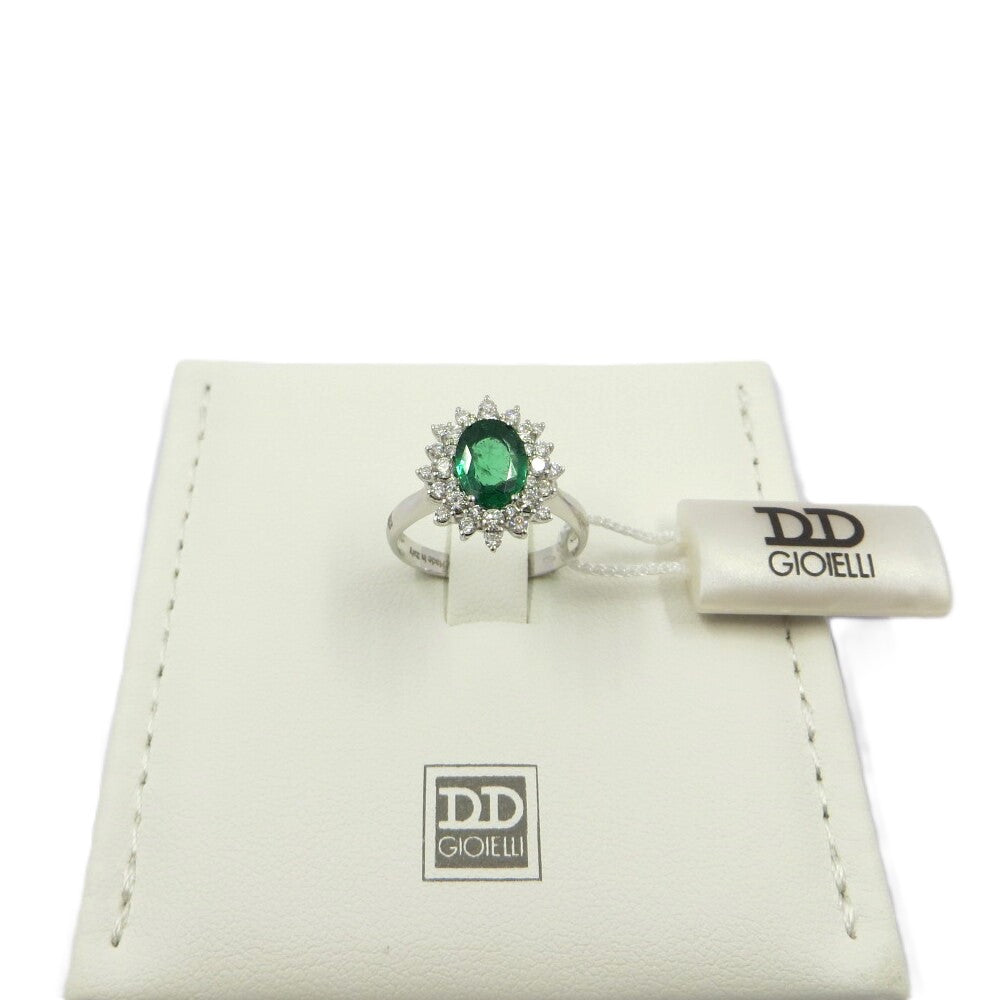Anello DAVITE&DELUCCHI Oro Diamanti e Smeraldo