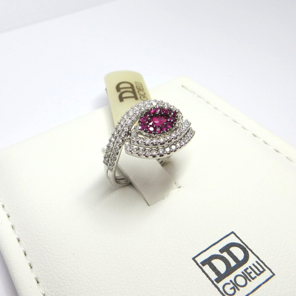 Anello DAVITE&DELUCCHI Oro, Diamanti e Rubini