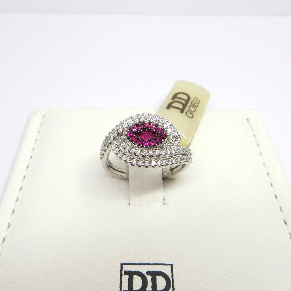 Anello DAVITE&DELUCCHI Oro, Diamanti e Rubini