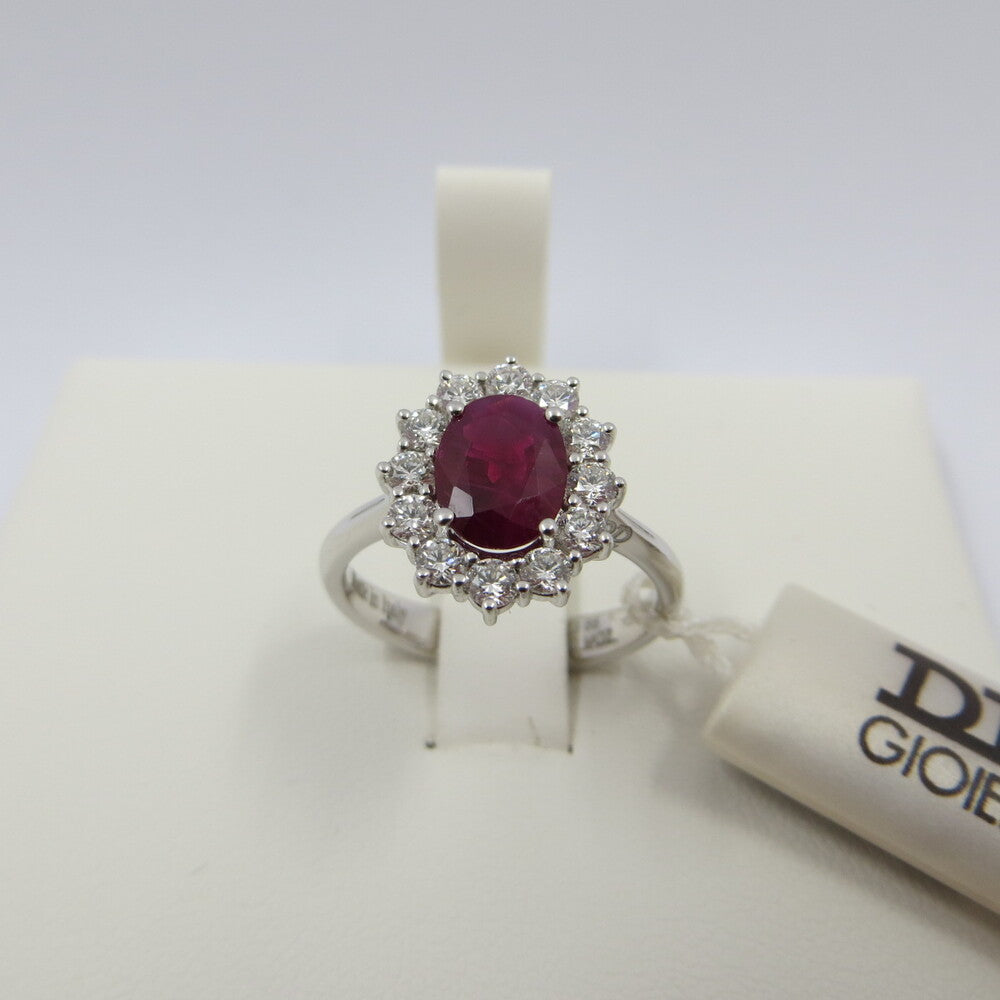 Anello DAVITE&DELUCCHI Oro, Diamanti e Rubino