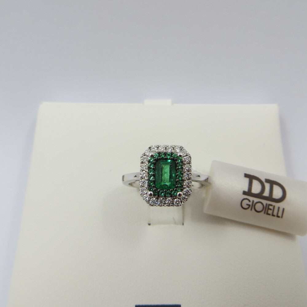 Anello DAVITE&DELUCCHI Oro, Diamanti e Smeraldi