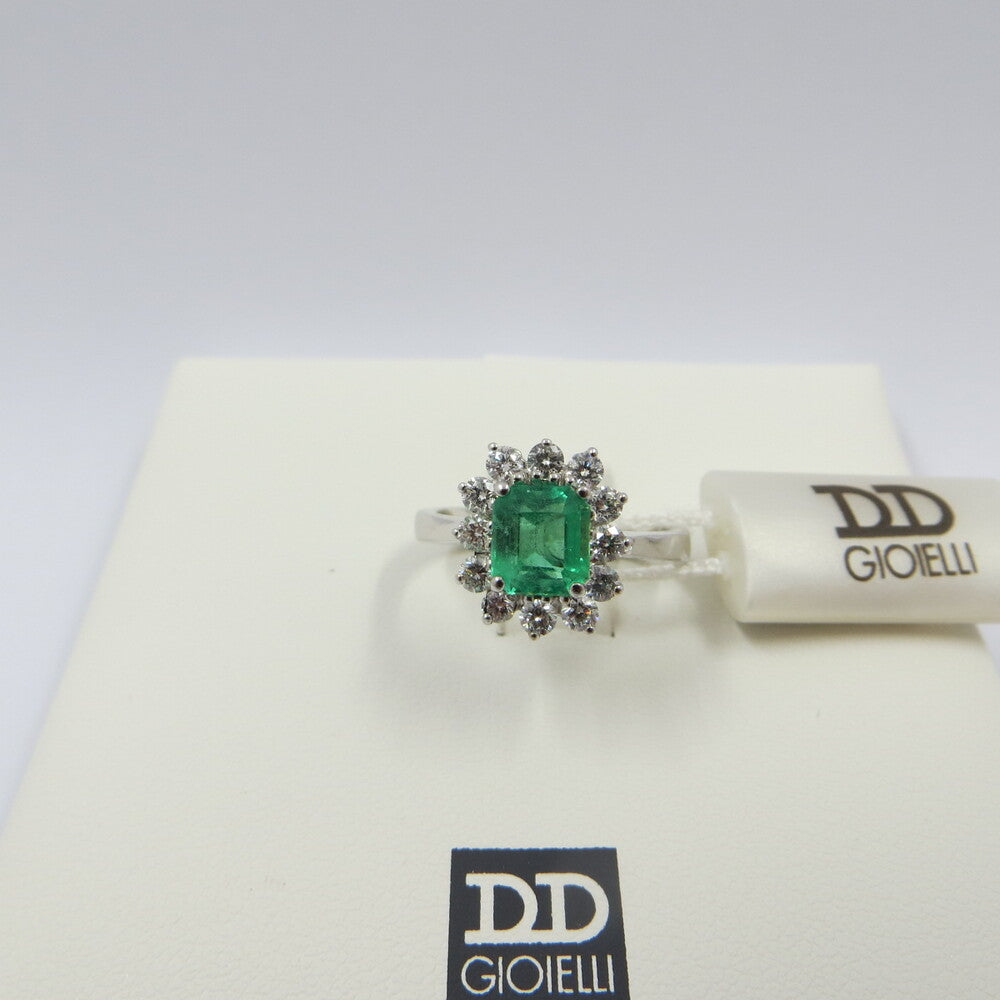Anello DAVITE&DELUCCHI Oro, Diamanti e Smeraldo