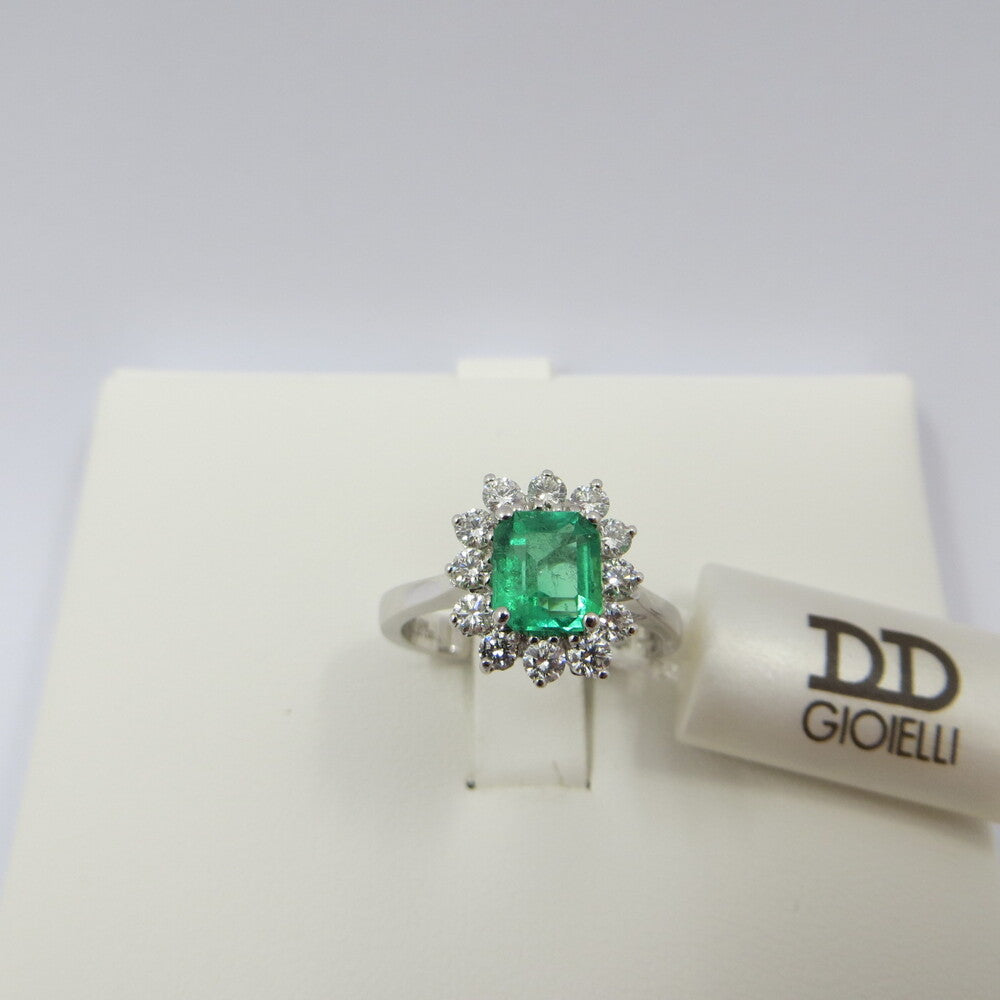 Anello DAVITE&DELUCCHI Oro, Diamanti e Smeraldo
