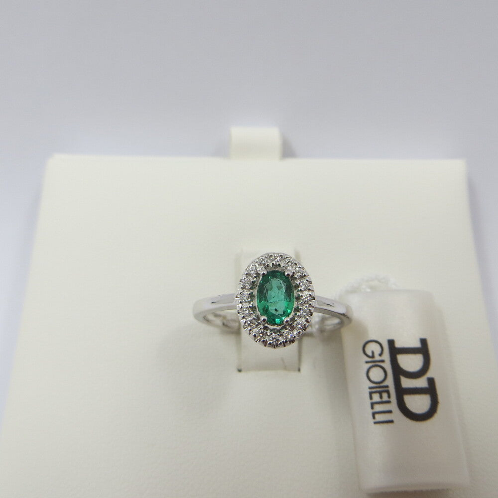 Anello DAVITE&DELUCCHI Oro, Diamanti e Smeraldo