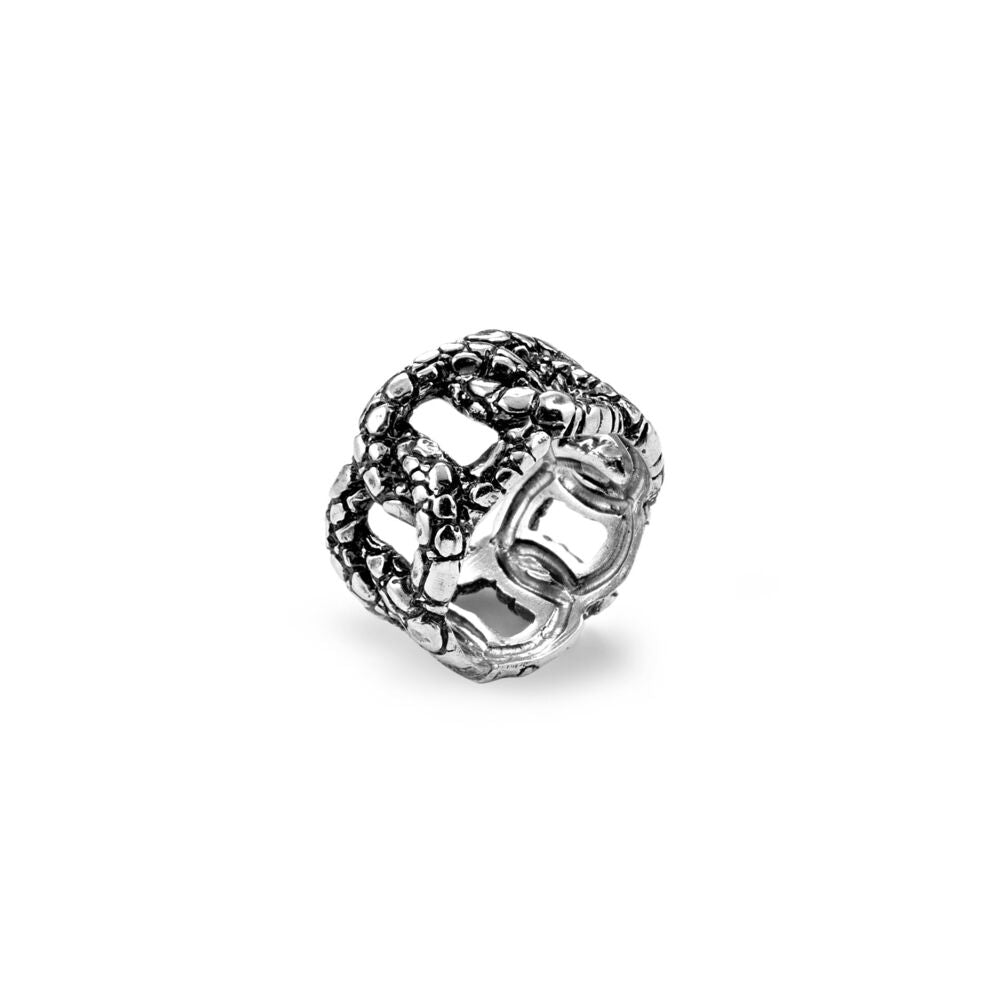 Anello Giovanni Raspini Fascia Intrecci Coccodrillo