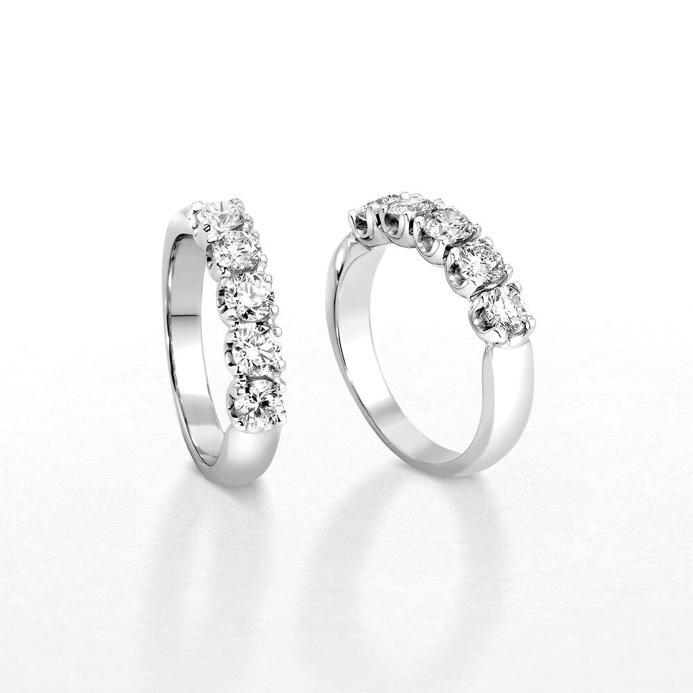 Anello GIORGIO VISCONTI in Oro Bianco e Diamanti