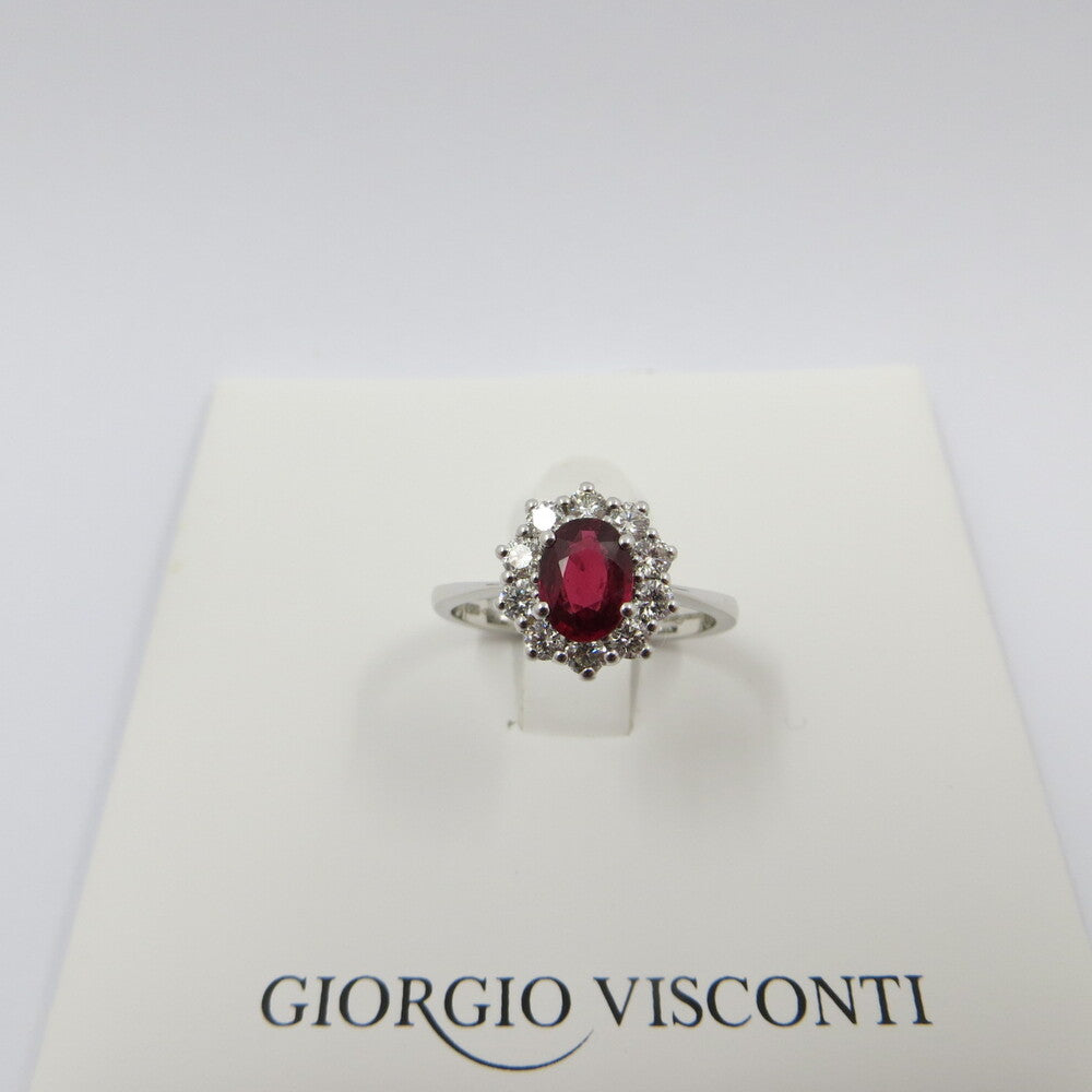 Anello GIORGIO VISCONTI Oro, Diamanti e Rubino