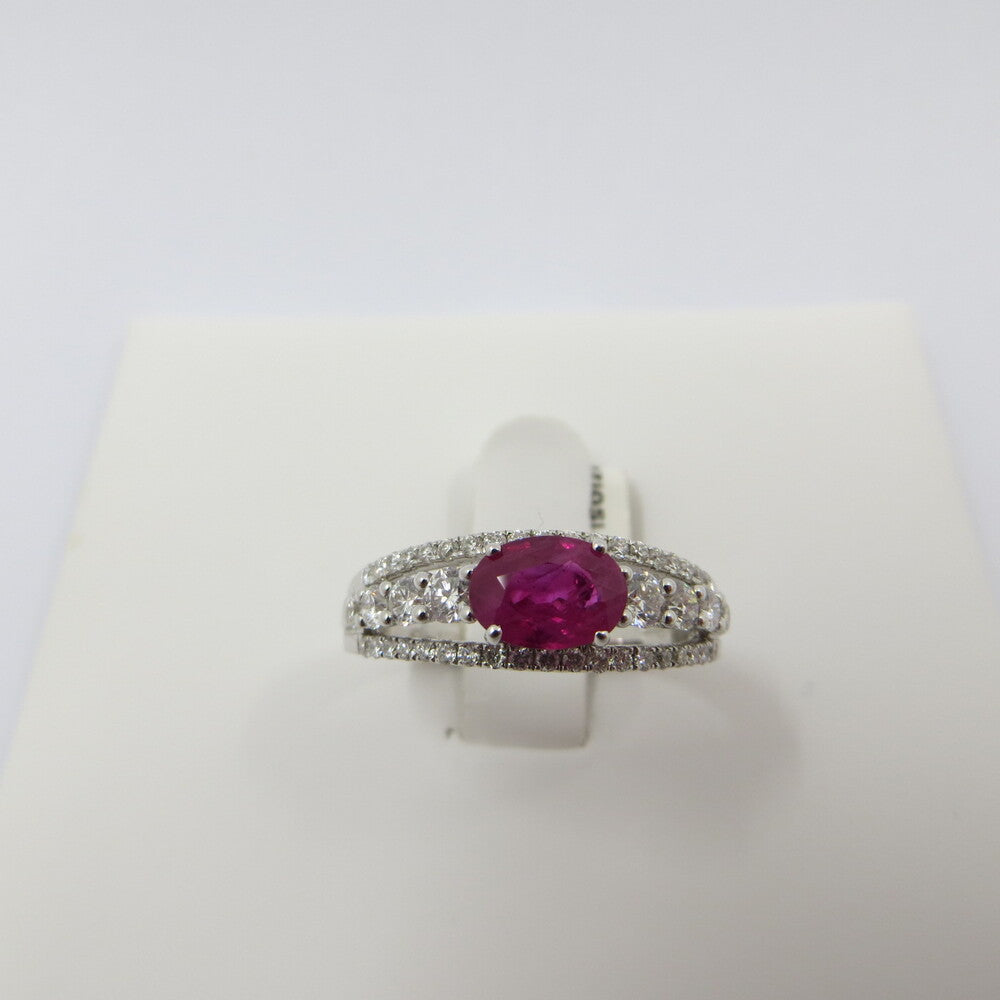 Anello GIORGIO VISCONTI Oro, Diamanti e Rubino