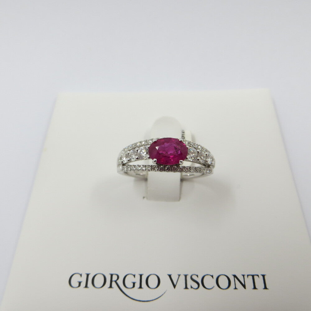 Anello GIORGIO VISCONTI Oro, Diamanti e Rubino