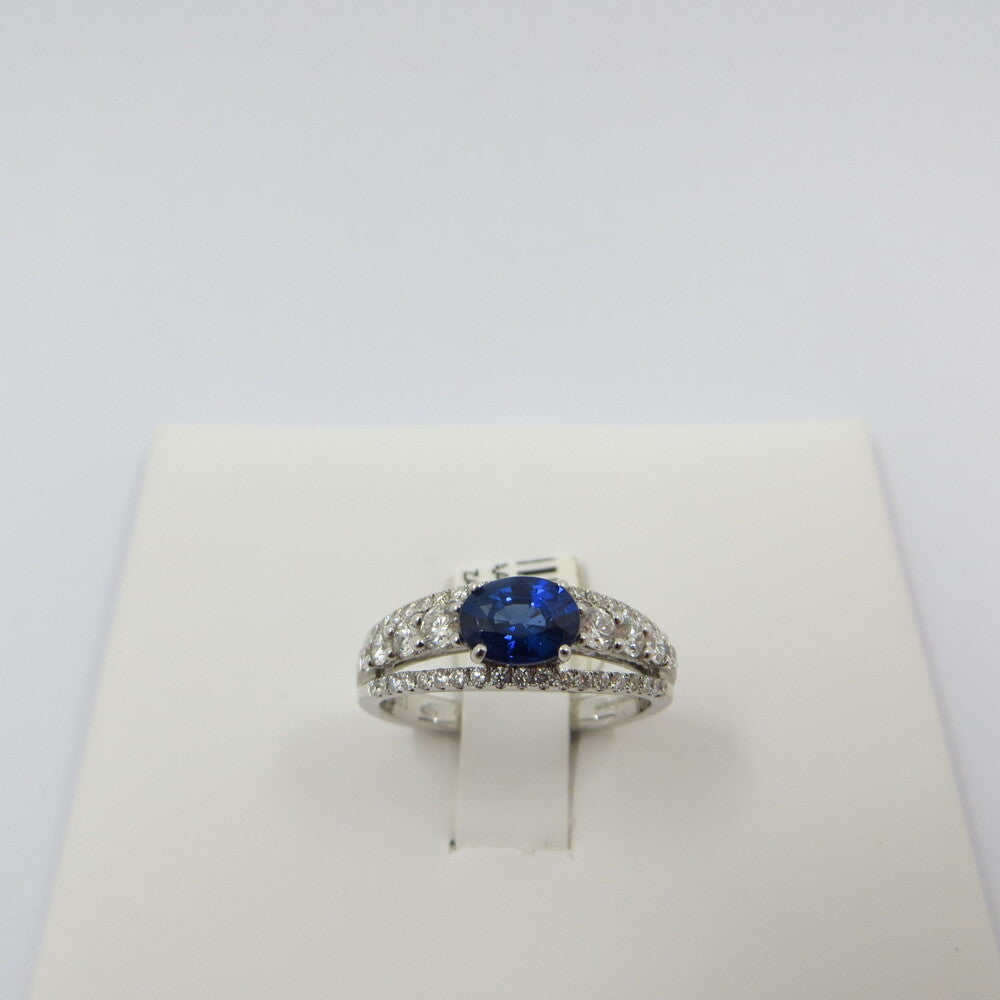 Anello GIORGIO VISCONTI Oro, Diamanti e Zaffiro