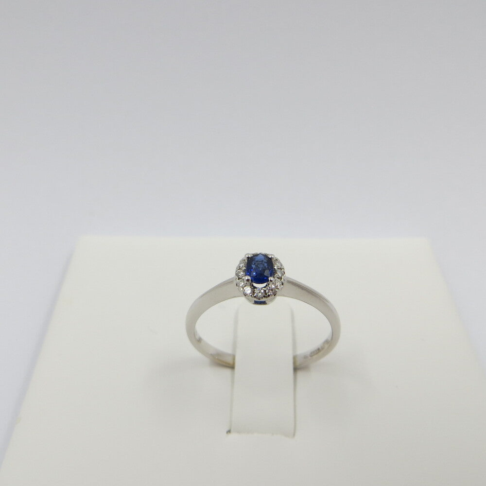 Anello GIORGIO VISCONTI Oro, Diamanti e Zaffiro