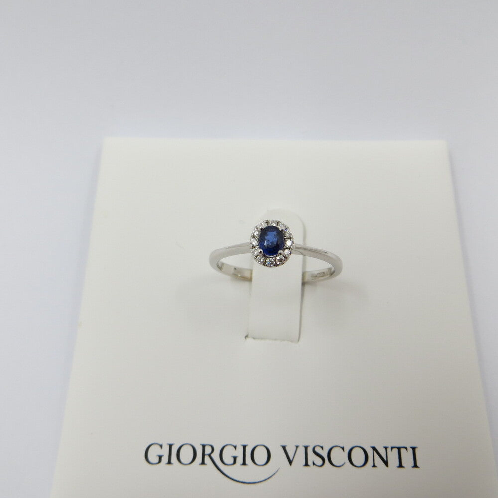 Anello GIORGIO VISCONTI Oro, Diamanti e Zaffiro