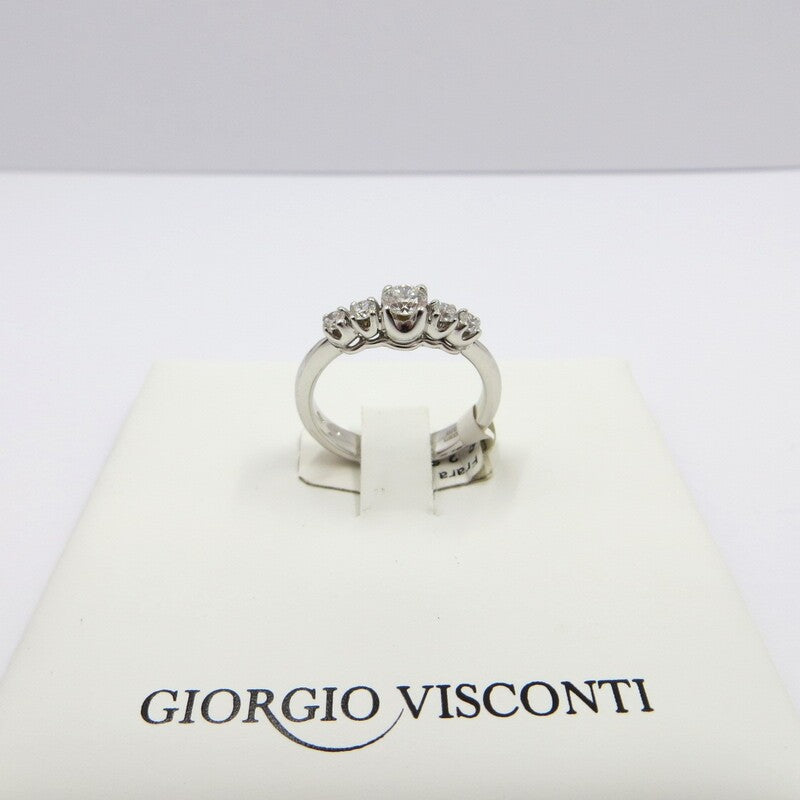 Anello GIORGIO VISCONTI in Oro Bianco con Diamanti
