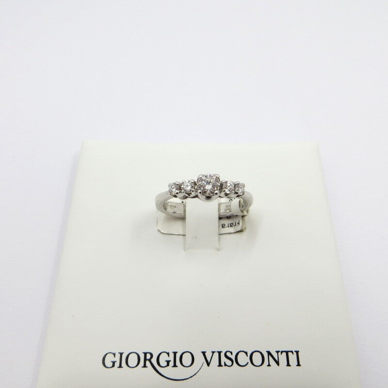 Anello GIORGIO VISCONTI in Oro Bianco con Diamanti
