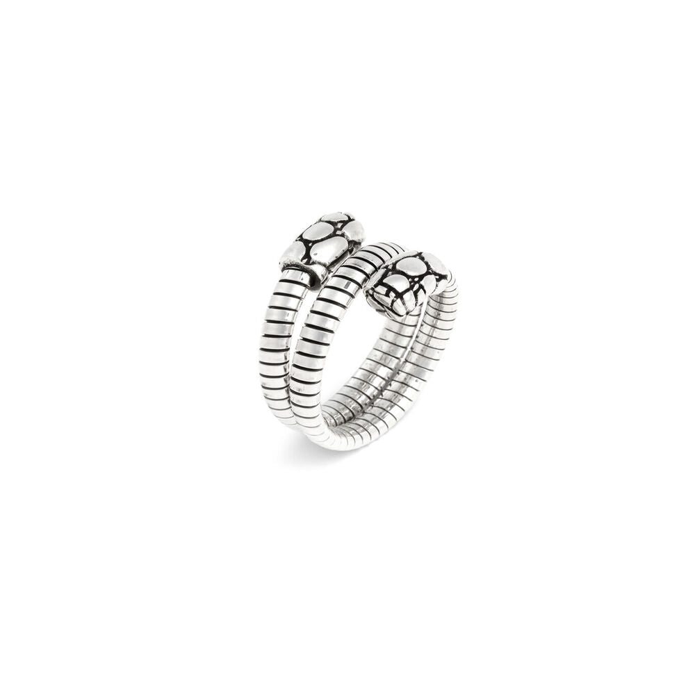 Anello Giovanni Raspini Tubogas Croco Doppio