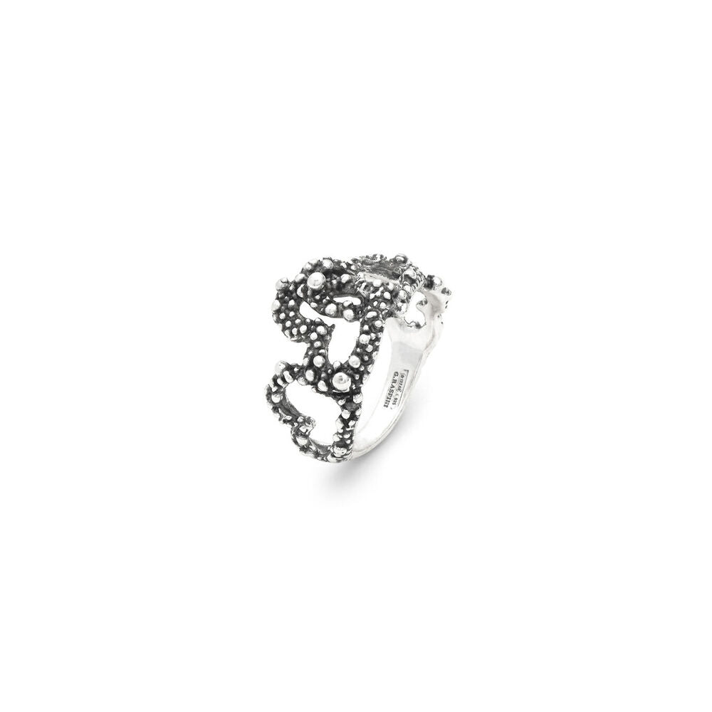 Anello Giovanni Raspini Cuori in Argento 925