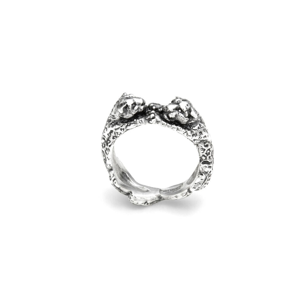 Anello Giovanni Raspini Leopardi in Argento