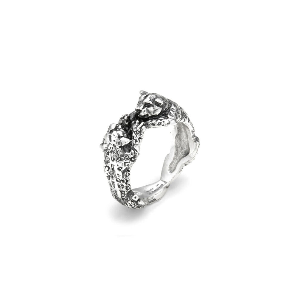 Anello Giovanni Raspini Leopardi in Argento