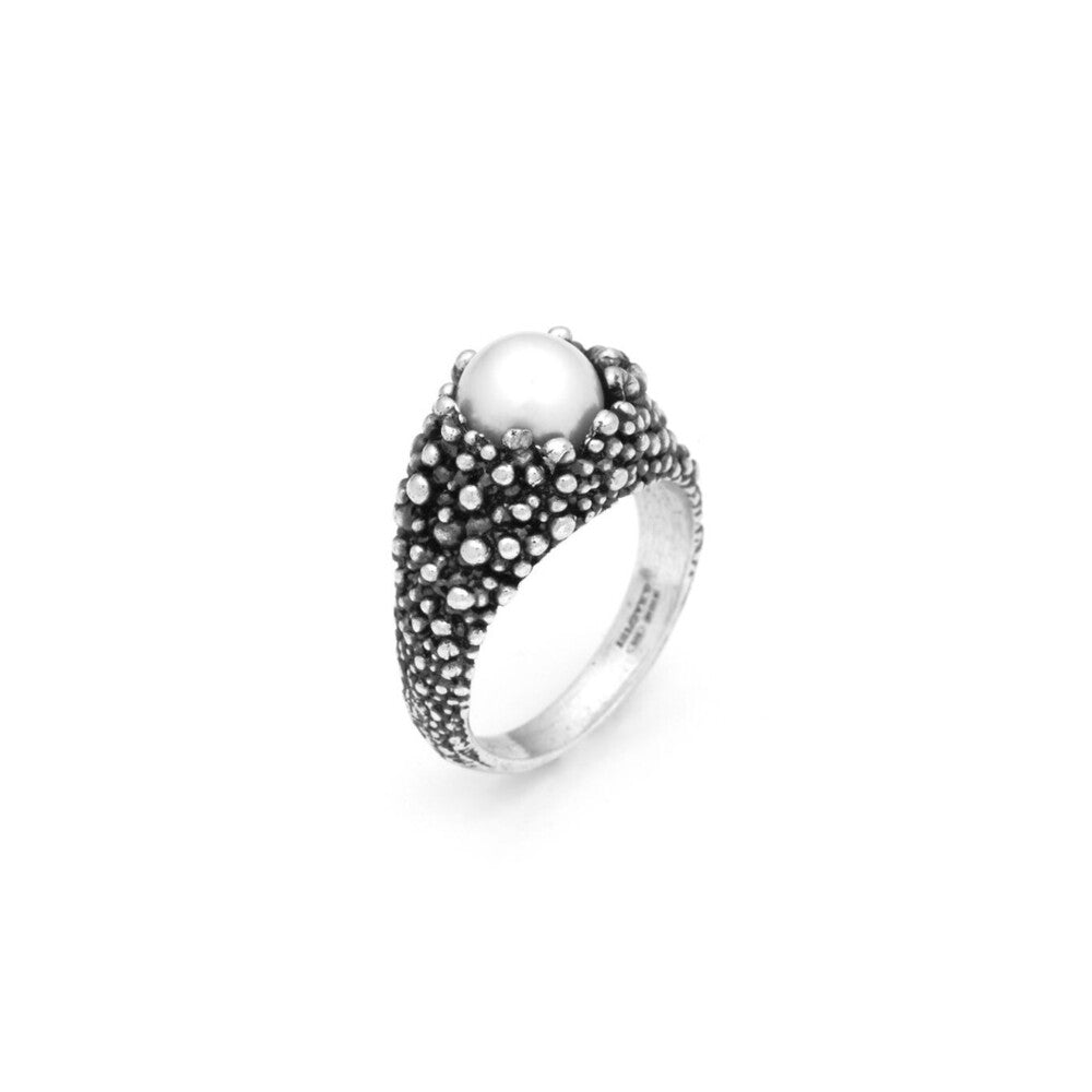 Anello Giovanni Raspini Mini Drops Argento e Perla