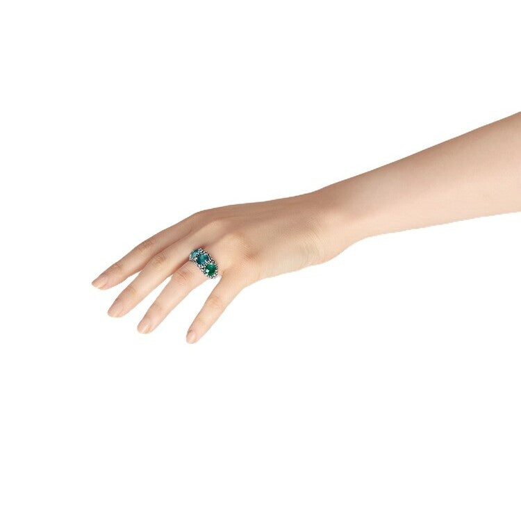 Anello Giovanni Raspini Trilogy Blu Ivy