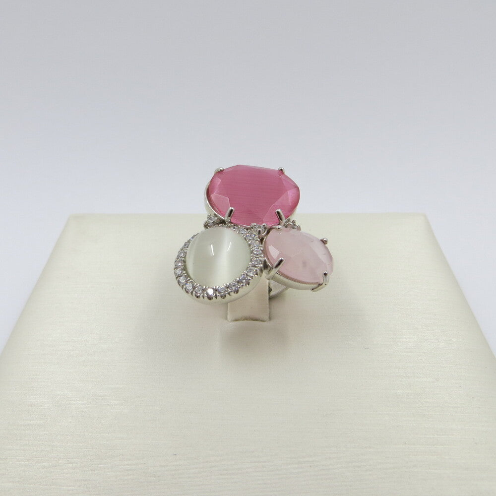 Anello KIARA Argento e Quarzi e Zirconi
