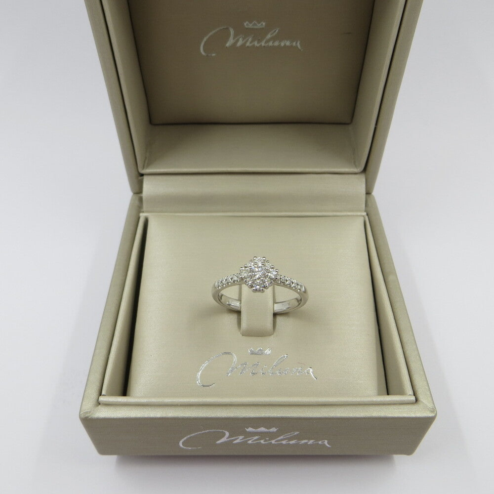 Anello Miluna Oro Bianco e Diamanti