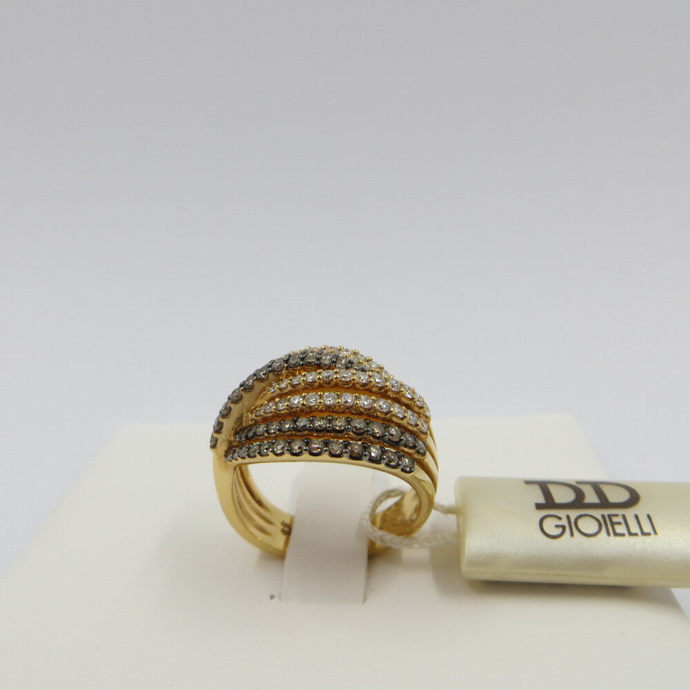 Anello a fascia DAVITE&DELUCCHI Oro, Diamanti