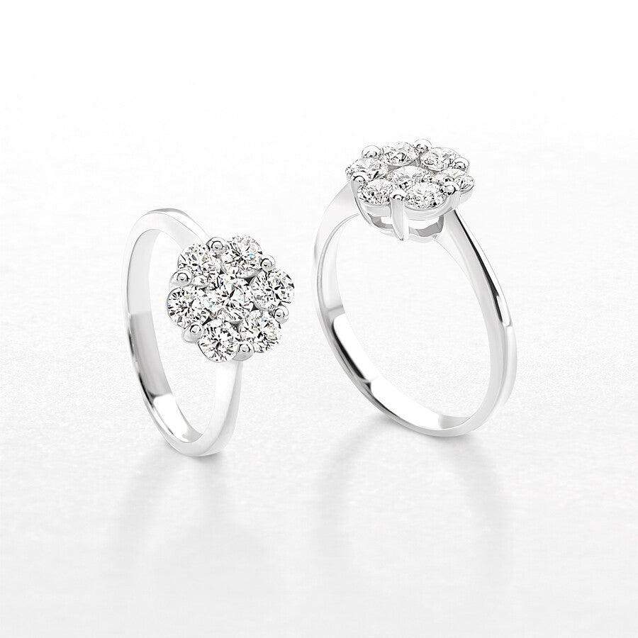 Anello Giorgio Visconti Oro Bianco e Diamanti